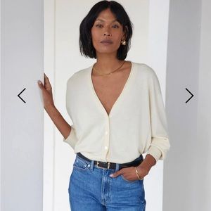 AYR Airport Cardi in Sweet Cream - near perfect condition